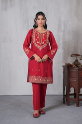 2 Piece Lawn Karandi Suit (CR3518)